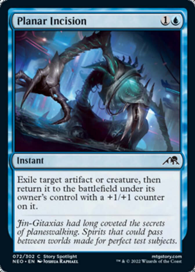 Planar Incision [Kamigawa: Neon Dynasty] [Foil]