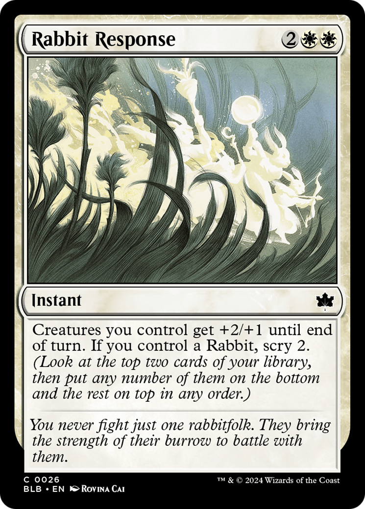 Rabbit Response [Bloomburrow] [Foil]