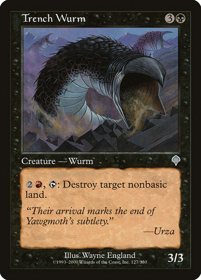 Trench Wurm [Invasion] [Foil]