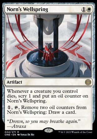 Norn's Wellspring (Promo Pack) [Phyrexia: All Will Be One Promos] [Foil]