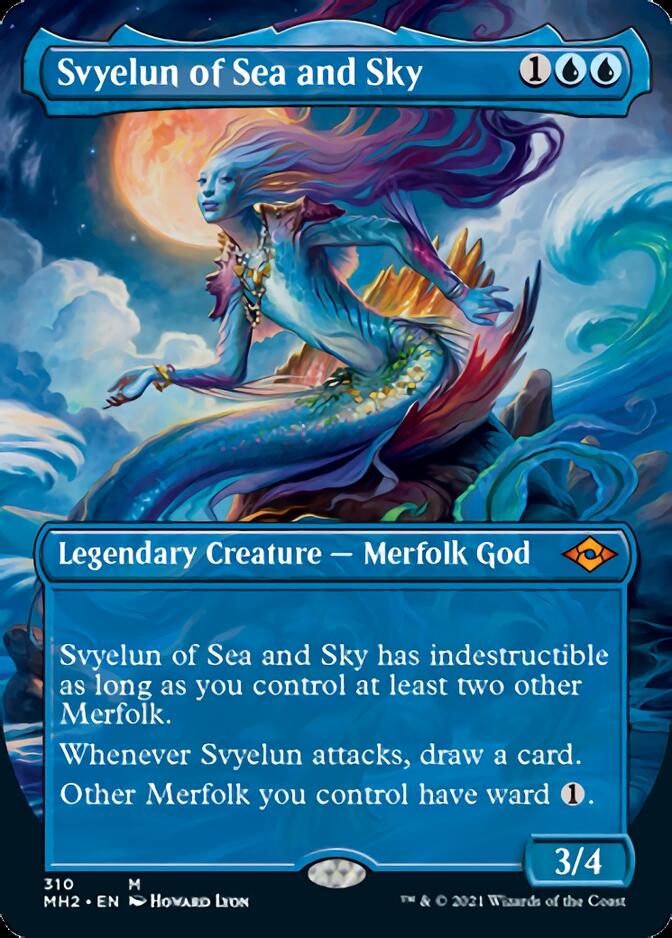 Svyelun of Sea and Sky (Borderless Alternate Art) [Modern Horizons 2] [Foil]