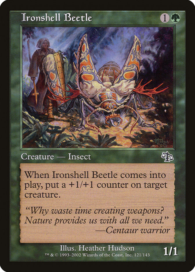 Ironshell Beetle [Judgment] [Foil]