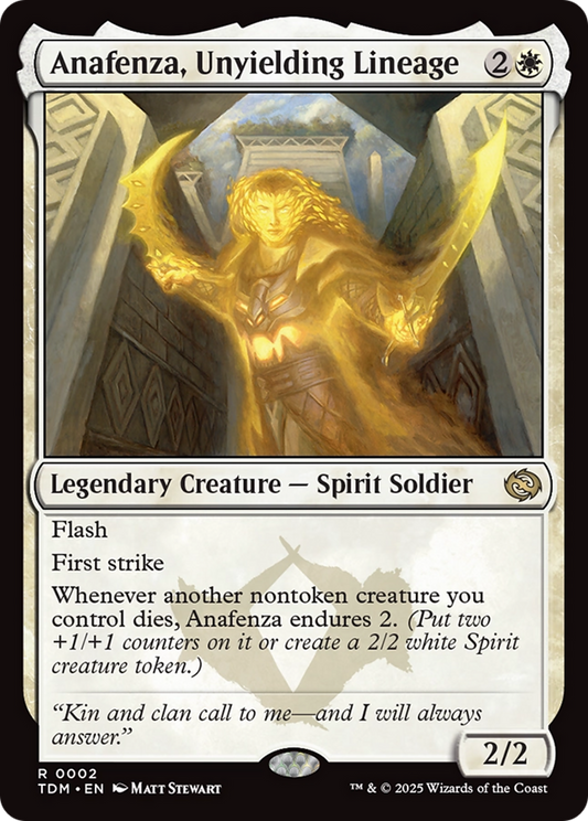 Anafenza, Unyielding Lineage [Tarkir: Dragonstorm] [Foil]