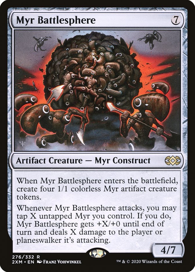 Myr Battlesphere [Double Masters] [Foil]