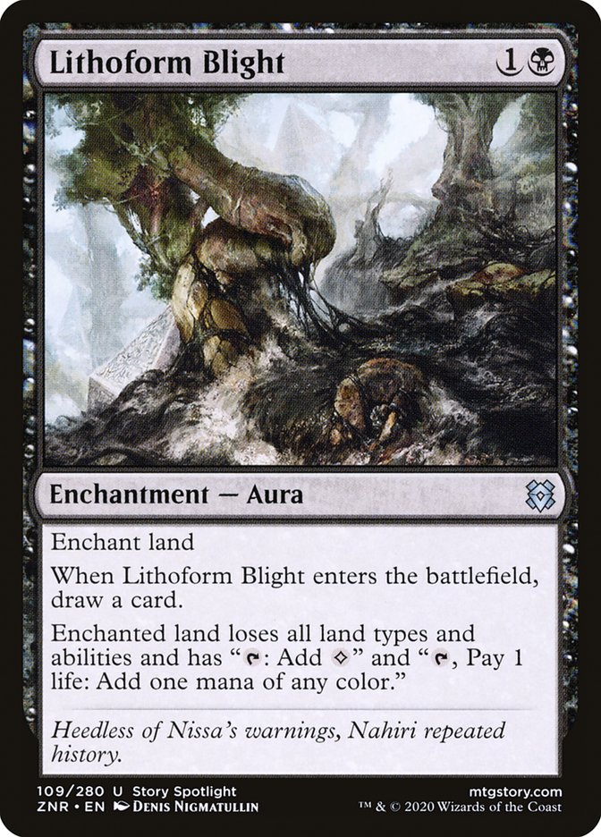 Lithoform Blight [Zendikar Rising] [Foil]