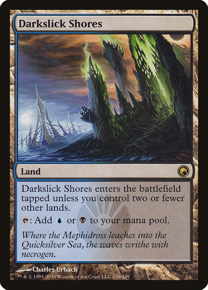 Darkslick Shores [Scars of Mirrodin] [Foil]