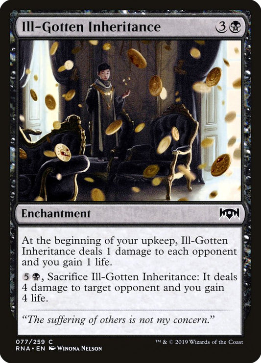 Ill-Gotten Inheritance [Ravnica Allegiance] [Foil]