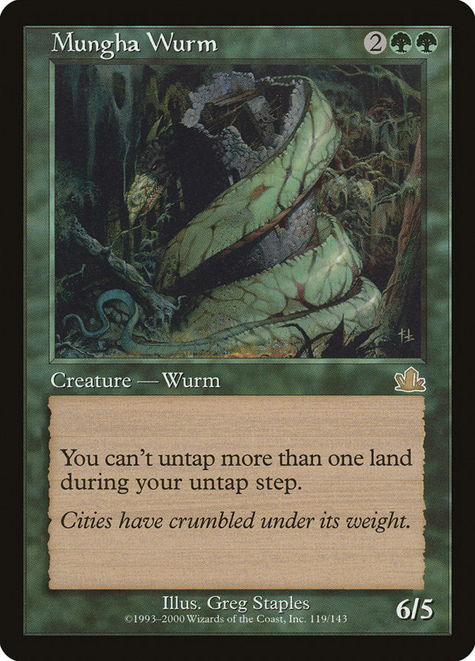 Mungha Wurm [Prophecy] [Foil]