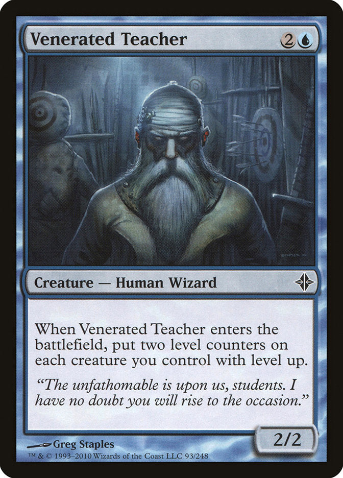 Venerated Teacher [Rise of the Eldrazi] [Foil]