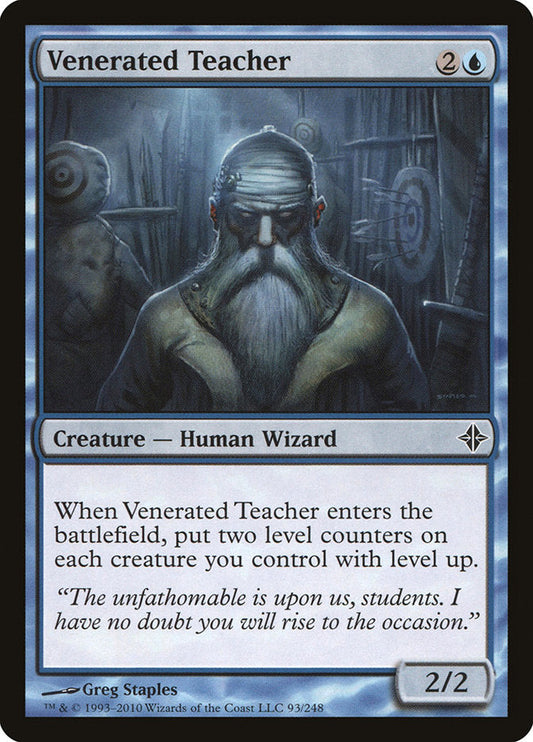 Venerated Teacher [Rise of the Eldrazi] [Foil]
