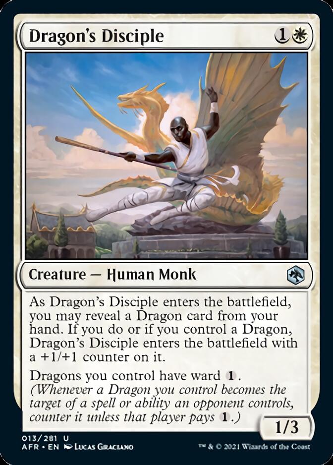 Dragon's Disciple [Dungeons & Dragons: Adventures in the Forgotten Realms] [Foil]