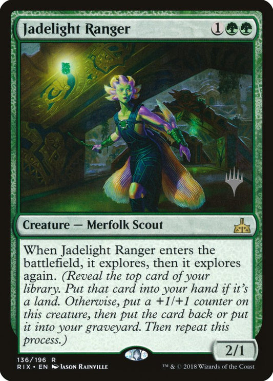 Jadelight Ranger (Promo Pack) [Rivals of Ixalan Promos] [Foil]