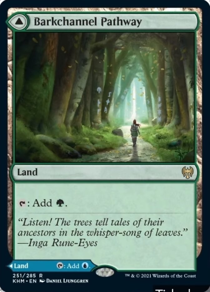 Barkchannel Pathway // Tidechannel Pathway [Kaldheim] [Foil]