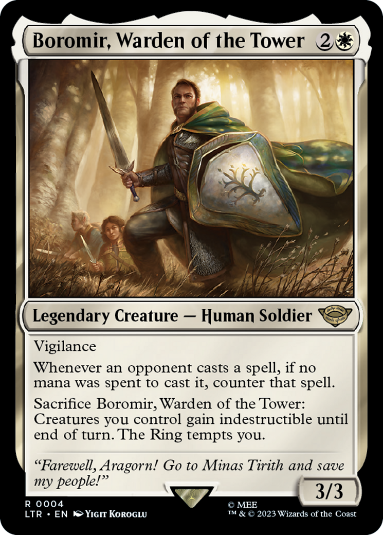 Boromir, Warden of the Tower [The Lord of the Rings: Tales of Middle-Earth] [Foil]