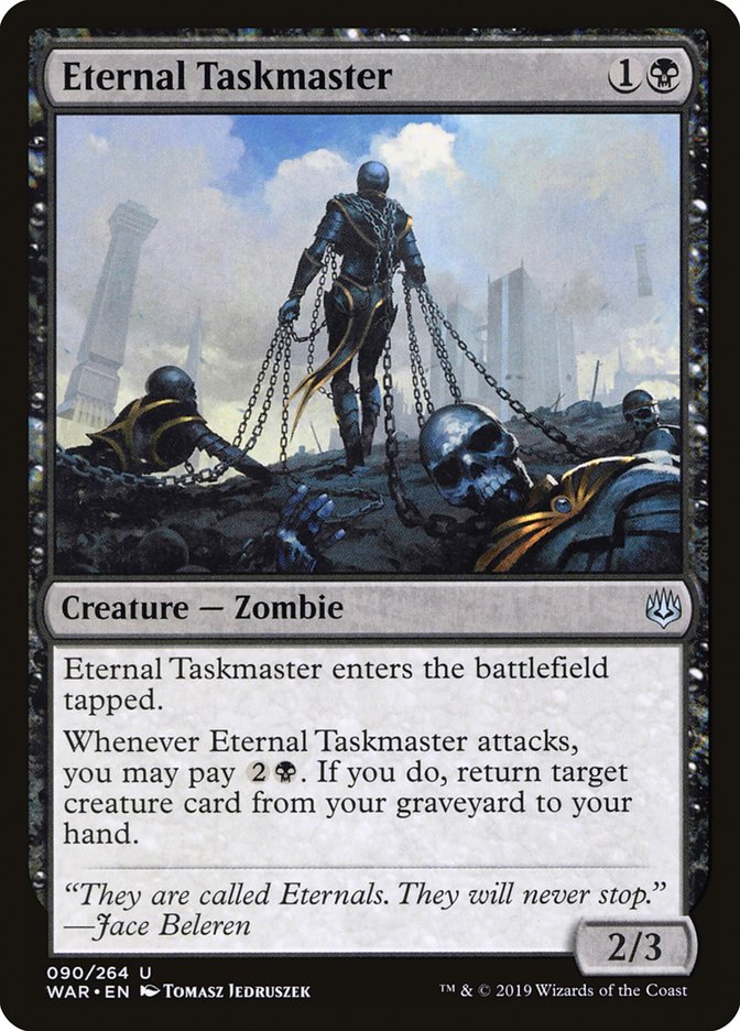Eternal Taskmaster [War of the Spark] [Foil]