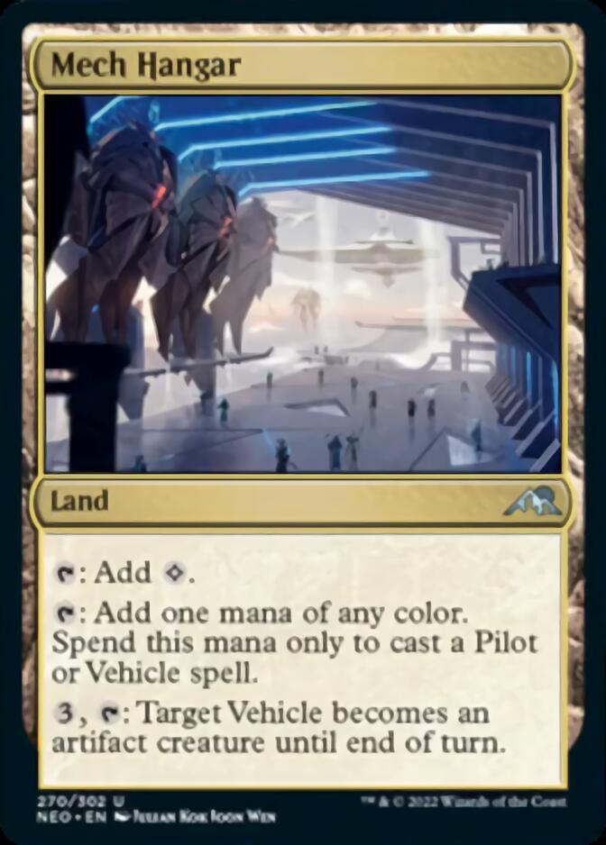 Mech Hangar [Kamigawa: Neon Dynasty] [Foil]
