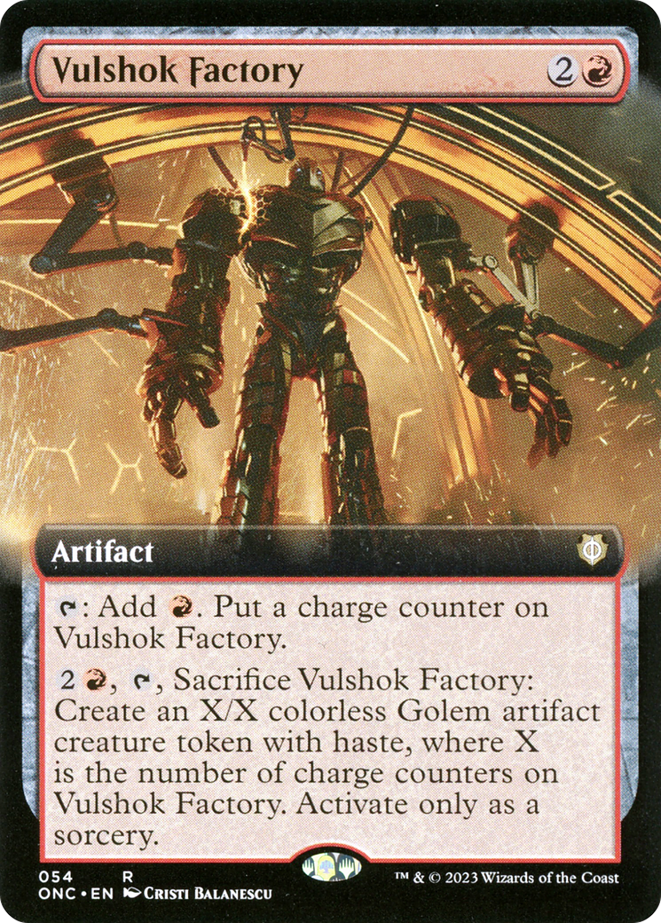 Vulshok Factory (Extended Art) [Phyrexia: All Will Be One Commander] [Foil]