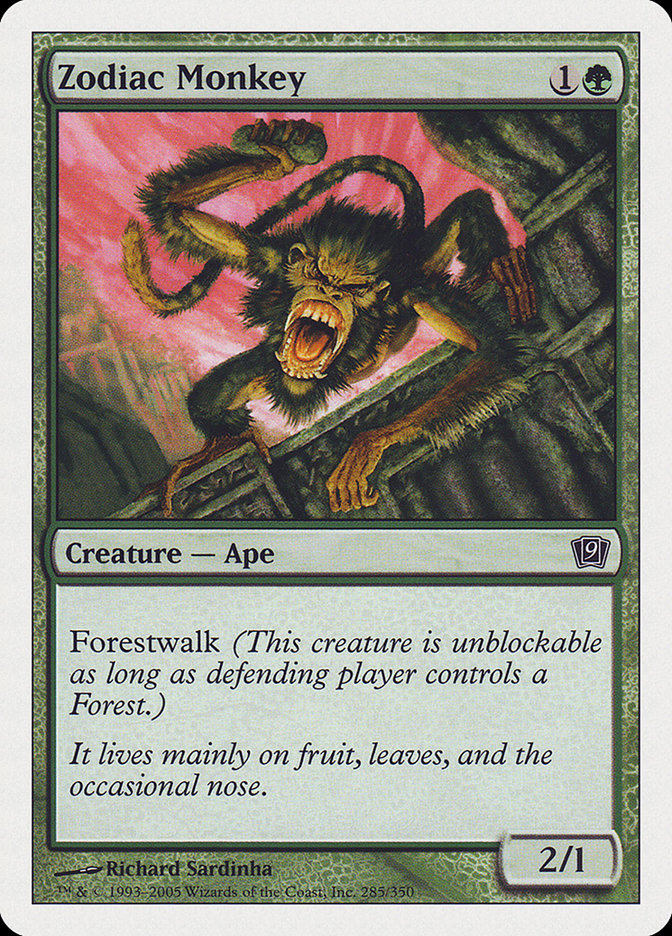 Zodiac Monkey [Ninth Edition] [Foil]