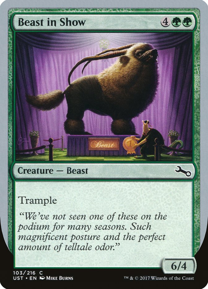 Beast in Show ("We've not seen one...") [Unstable] [Foil]