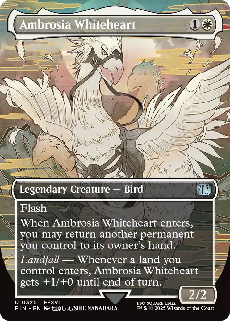 Ambrosia Whiteheart (Borderless) [FINAL FANTASY] [Foil]