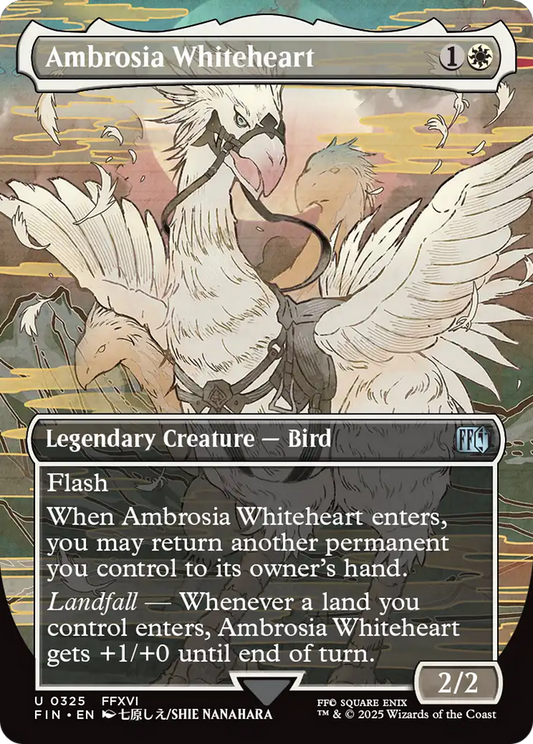 Ambrosia Whiteheart (Borderless) [FINAL FANTASY] [Foil]