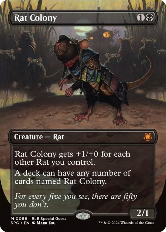 Rat Colony (Borderless) [Bloomburrow Special Guests] [Foil]