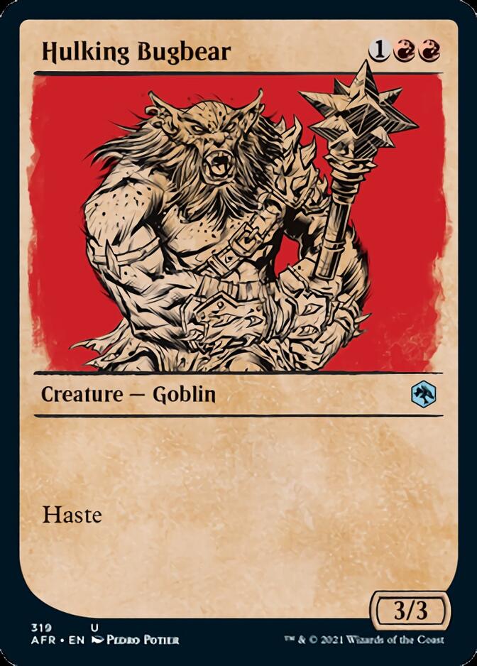 Hulking Bugbear (Showcase) [Dungeons & Dragons: Adventures in the Forgotten Realms] [Foil]