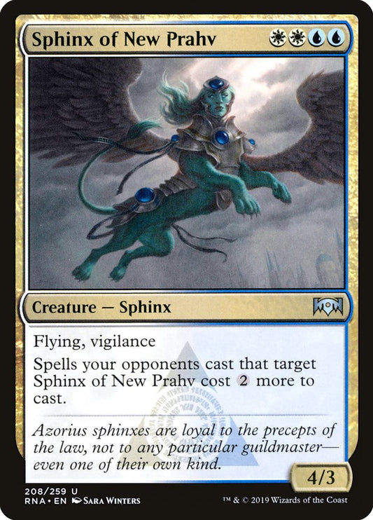 Sphinx of New Prahv [Ravnica Allegiance] [Foil]