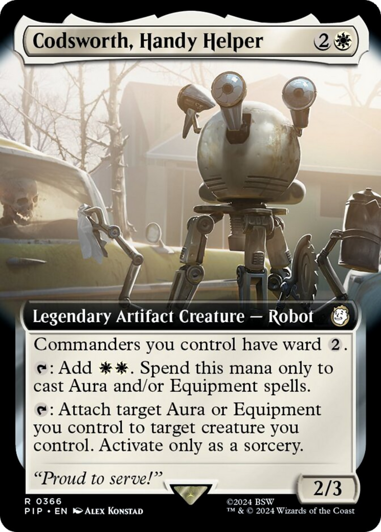 Codsworth, Handy Helper (Extended Art) [Fallout] [Foil]