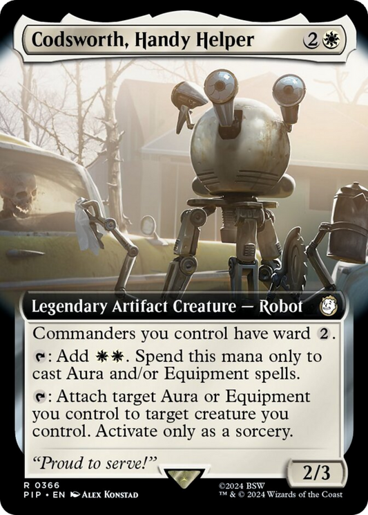 Codsworth, Handy Helper (Extended Art) [Fallout] [Foil]