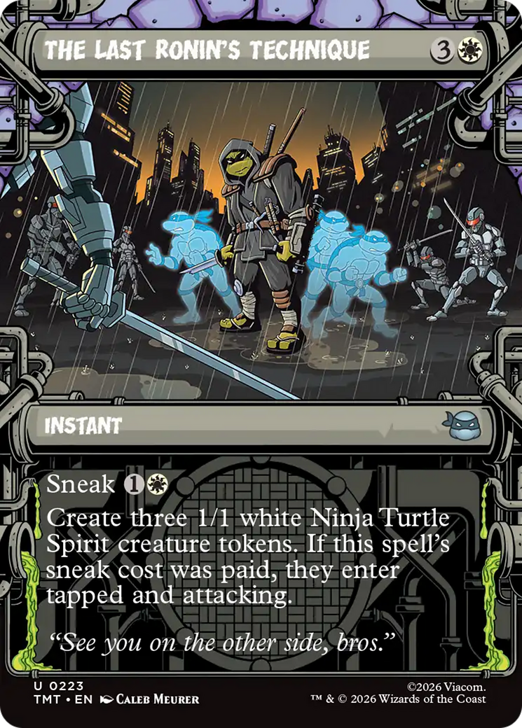 The Last Ronin's Technique (Showcase) [Teenage Mutant Ninja Turtles] [Foil]