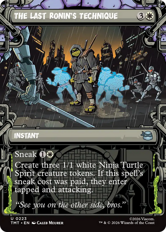 The Last Ronin's Technique (Showcase) [Teenage Mutant Ninja Turtles] [Foil]