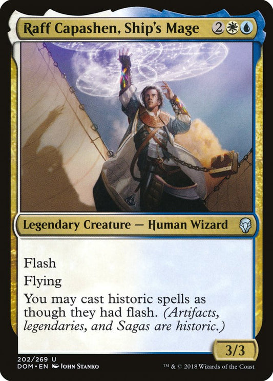Raff Capashen, Ship's Mage [Dominaria] [Foil]