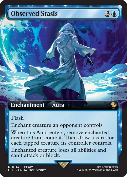 Observed Stasis (Extended Art) [FINAL FANTASY Commander] [Foil]