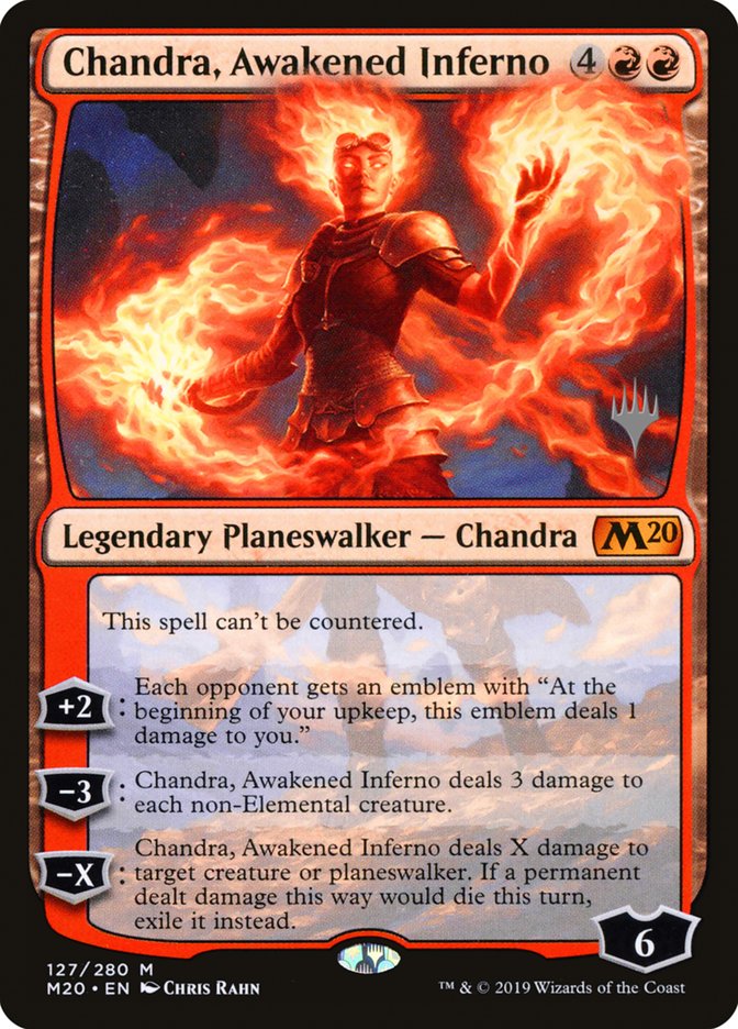 Chandra, Awakened Inferno (Promo Pack) [Core Set 2020 Promos] [Foil]