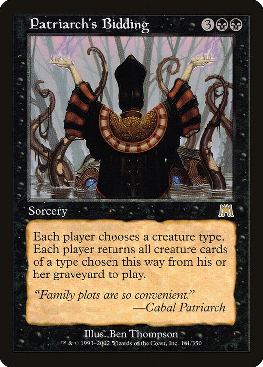 Patriarch's Bidding [Onslaught] [Foil]