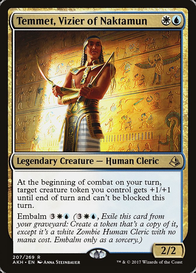 Temmet, Vizier of Naktamun [Amonkhet] [Foil]