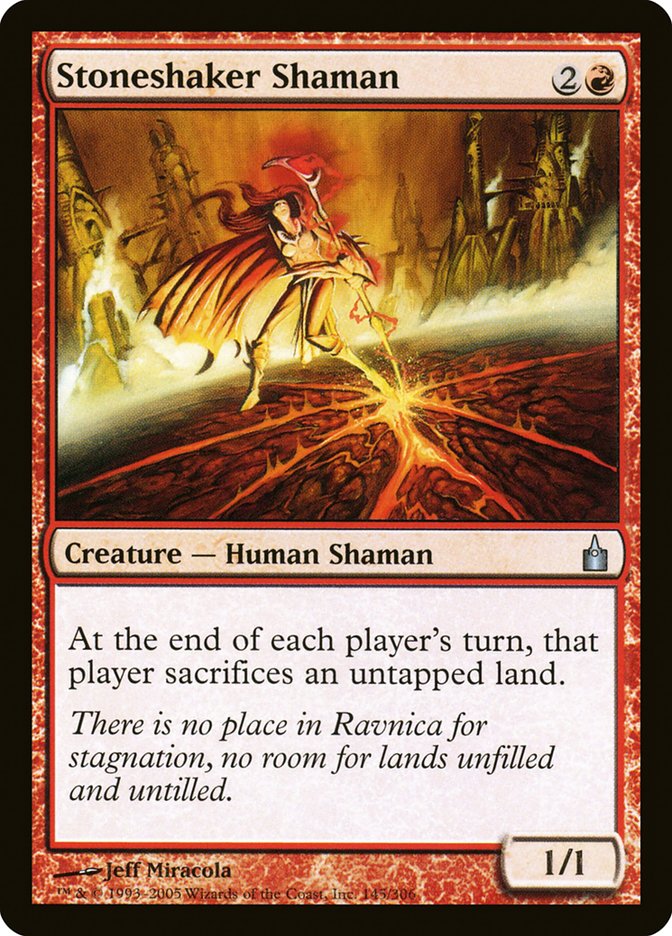 Stoneshaker Shaman [Ravnica: City of Guilds] [Foil]