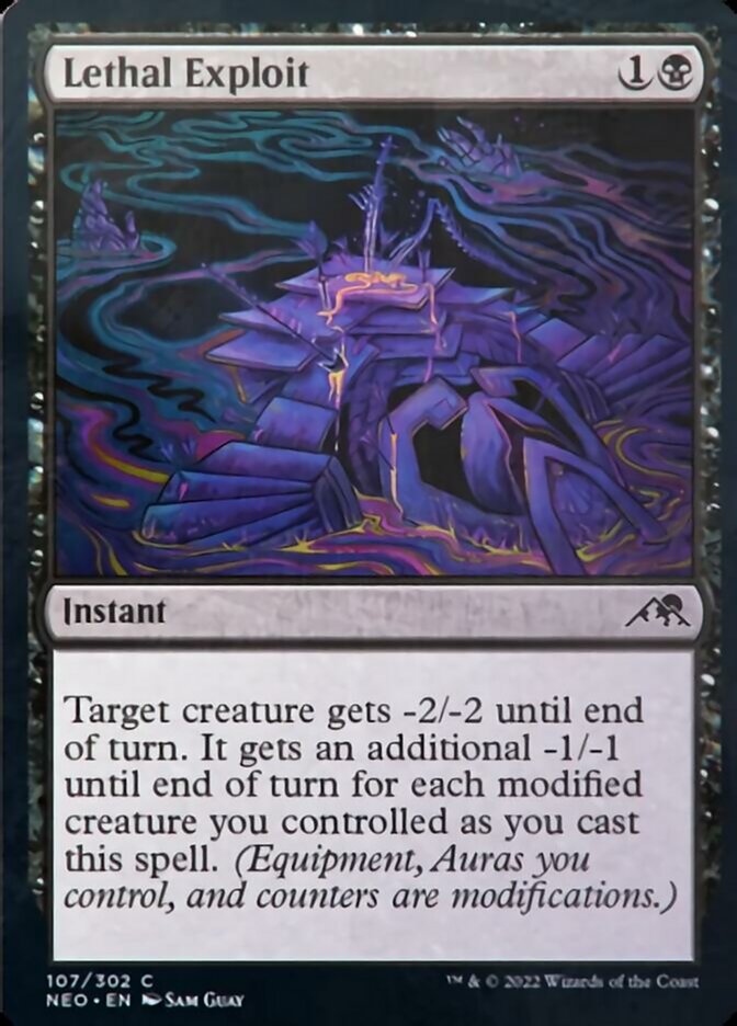 Lethal Exploit [Kamigawa: Neon Dynasty] [Foil]