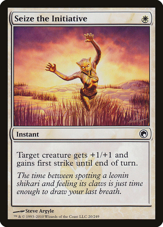Seize the Initiative [Scars of Mirrodin] [Foil]