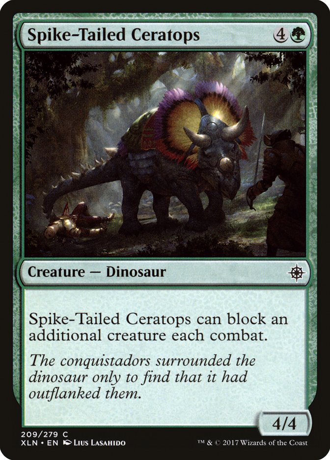 Spike-Tailed Ceratops [Ixalan] [Foil]