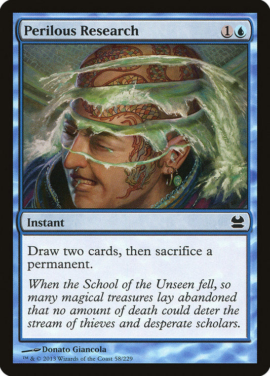 Perilous Research [Modern Masters] [Foil]