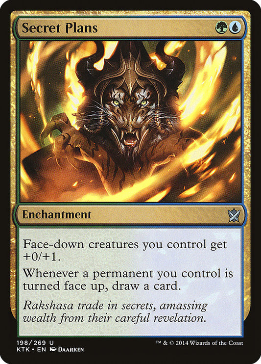 Secret Plans [Khans of Tarkir] [Foil]