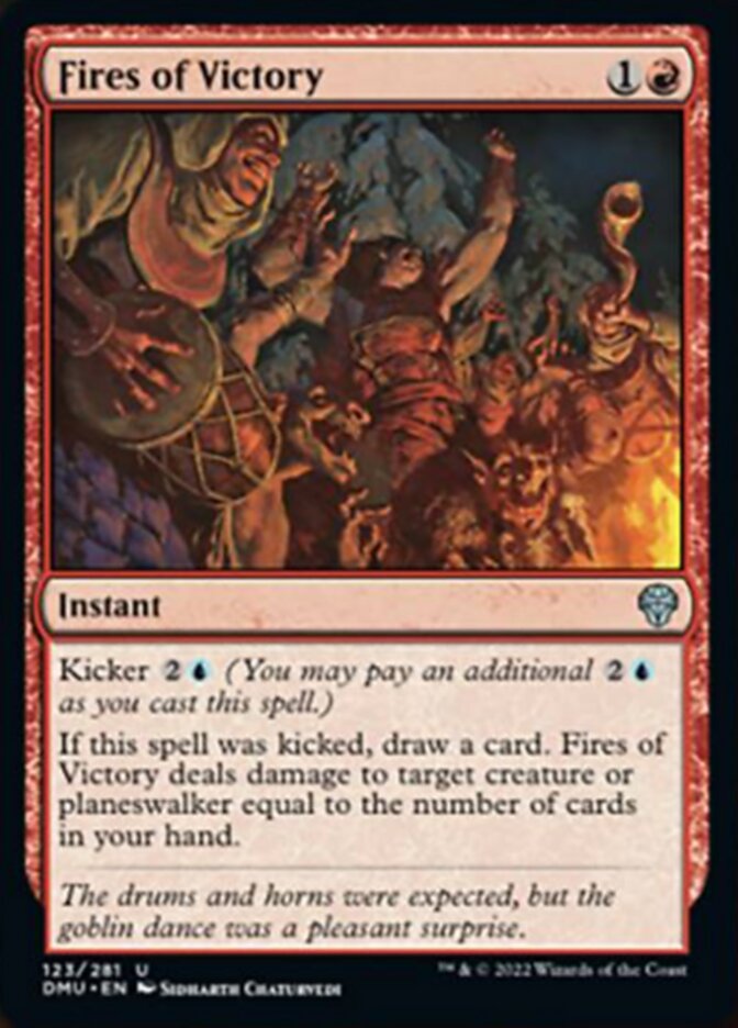 Fires of Victory [Dominaria United] [Foil]