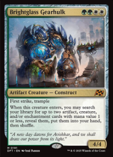 Brightglass Gearhulk [Aetherdrift] [Foil]