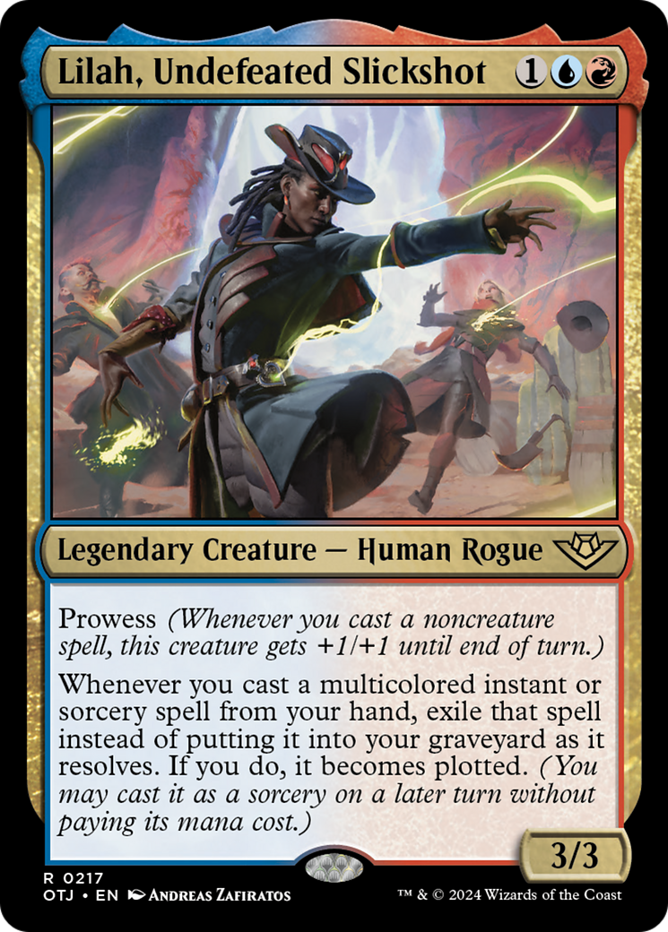 Lilah, Undefeated Slickshot [Outlaws of Thunder Junction] [Foil]