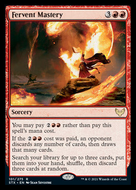 Fervent Mastery [Strixhaven: School of Mages] [Foil]