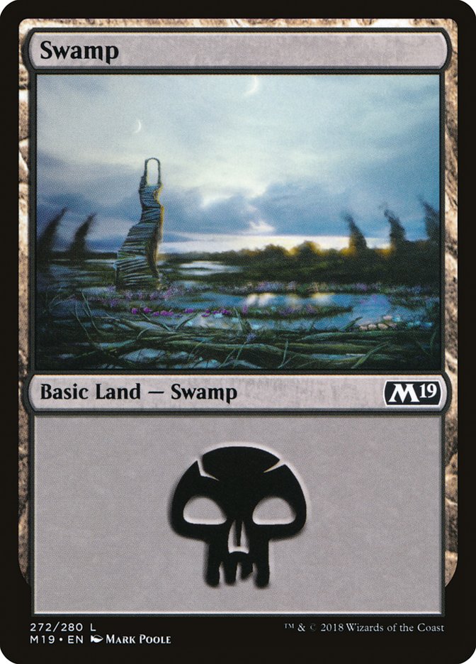 Swamp (272) [Core Set 2019] [Foil]
