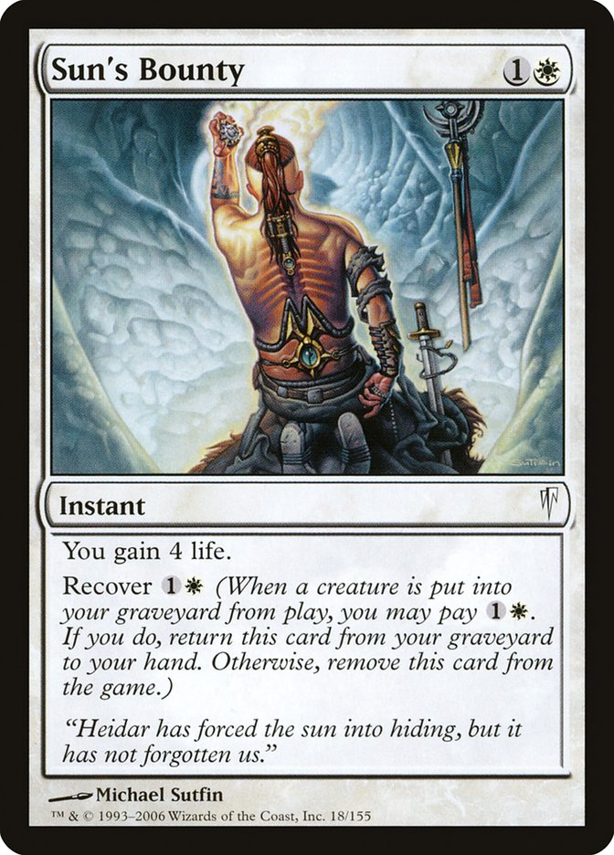 Sun's Bounty [Coldsnap] [Foil]