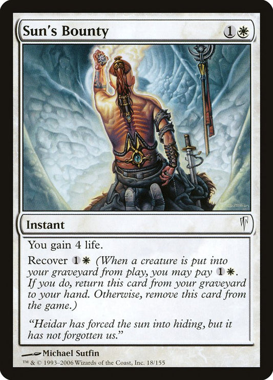 Sun's Bounty [Coldsnap] [Foil]